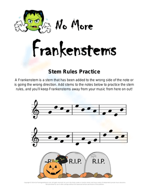 FrankenSTEM's STEM Rules Practice Sheet