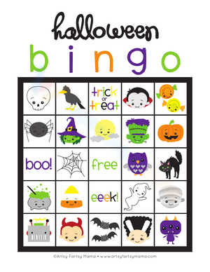 Festive Halloween Bingo Card: A Fun Printable Game