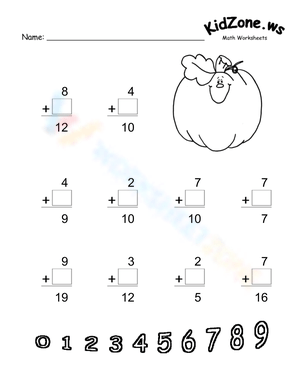 Practice Halloween Addition Skills