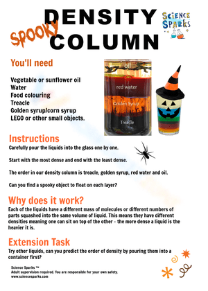 Spooky Density column Halloween
