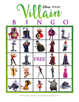 Play Villain Bingo for Spooky Fun