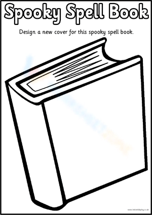 Halloween Design Spooky Spell Book