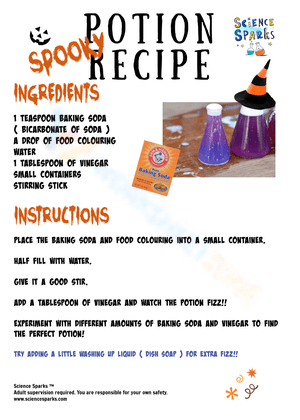 Follow the Spooky Potion Recipe!