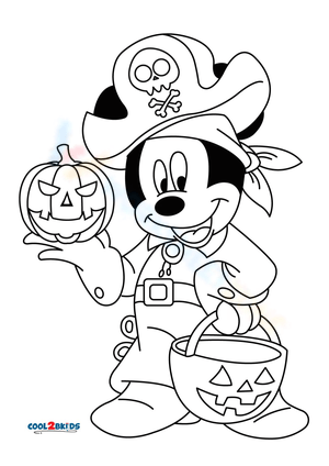 Halloween Disney Coloring Pages!