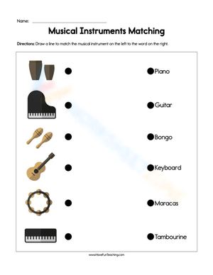 Match the Musical Instruments!