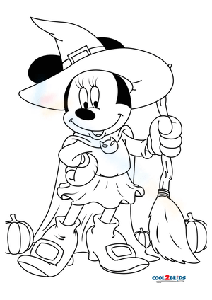 Disney Halloween Coloring Pages