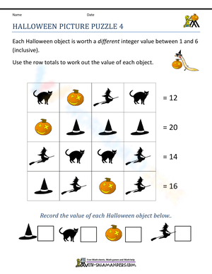 Halloween Picture Puzzle Challenge!