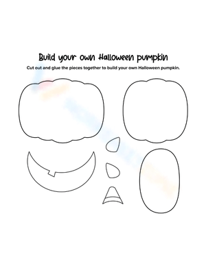 Build your own Halloween pumpkin