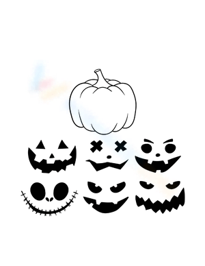 Halloween Pumpkin Cut and Paste Crafts!