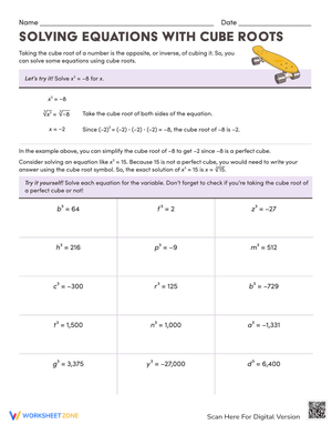 Solving Equations with Cube Roots!