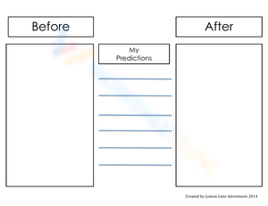 Peep Science Experiments Recording Worksheet