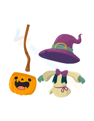 Printable Halloween Cut and Paste