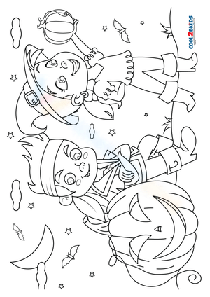 Disney Jr. Halloween Coloring Pages