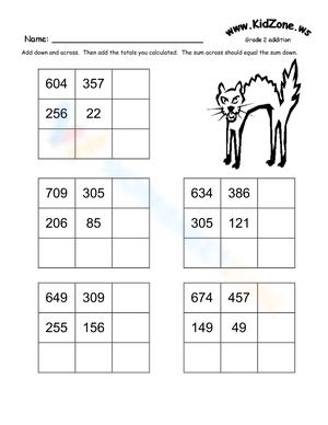 Math Magic Square Worksheet for Skill Building
