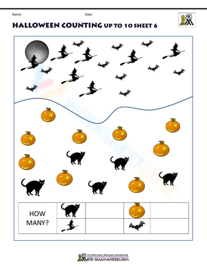 Master Halloween Counting to Ten