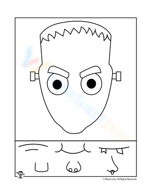 Frankenstein Preschool Halloween Activity