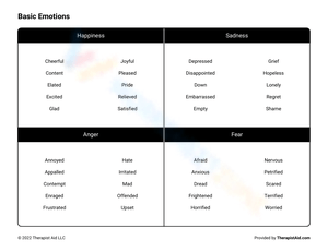 Basic Emotions Reference