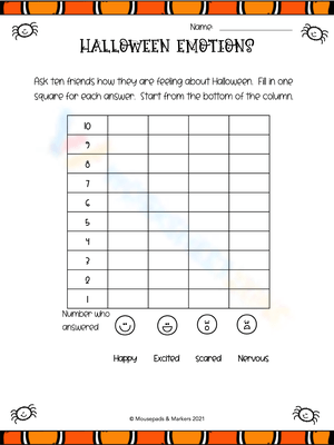 Halloween Emotions Worksheet