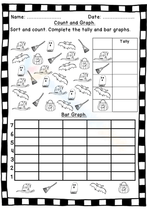 Halloween Counting and Graphing