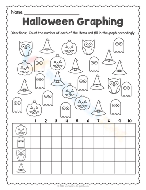 Spooky Data: Halloween Graphing Worksheet