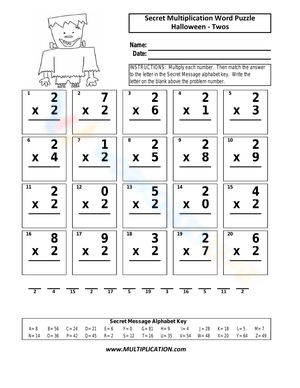 Crack Secret Multiplication Word Puzzle