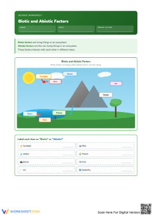 Learn About Biotic and Abiotic Factors