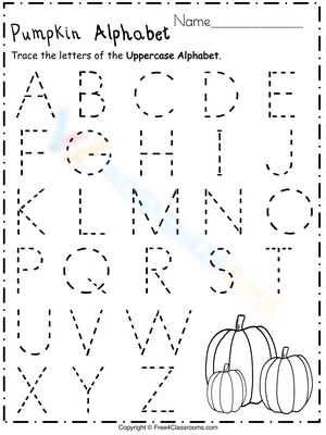 Pumpkin Alphabet Learning for Fun