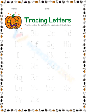 Tracing Letters Worksheet