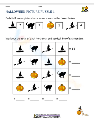 Halloween Picture Puzzle: Spooky Fun!