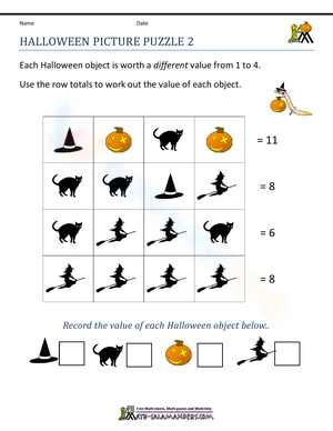 Fun Halloween Picture Puzzle to Solve