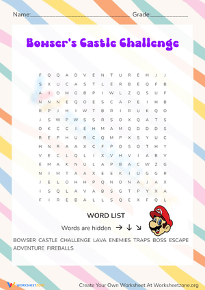 Bowser's Castle Challenge