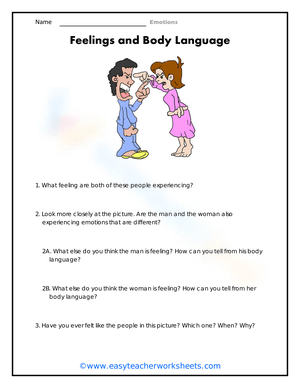 Feelings and Body Language