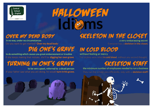 Halloween Idioms Worksheet: Spooky Expressions!
