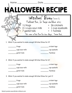Mix Fractions with Witches Brew Fractions!