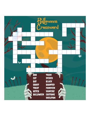 Halloween Crossword for Kids