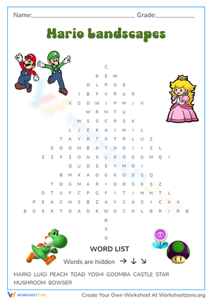 Mario Landscapes