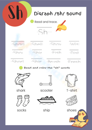 Phonics Digraph Sh Math Skills And Teacher Planner Pack