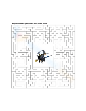 Halloween Witch Maze