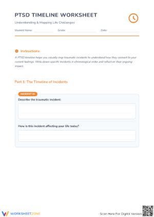 Creating a PTSD Timeline: A Therapeutic Worksheet