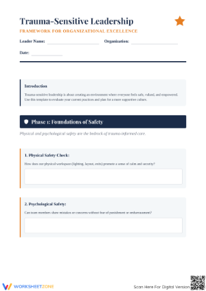 Trauma-Sensitive Leadership Template
