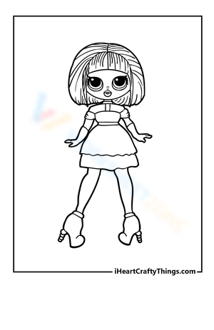 LOL OMG Big Sister Sugar Coloring
