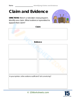 Enhance Media Literacy Skills Worksheet