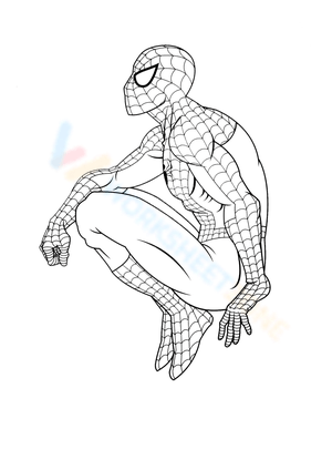 Spiderman coloring pages