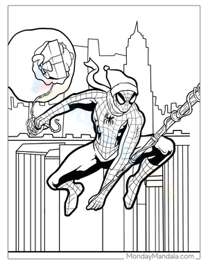 Christmas Spider-Man With Santa