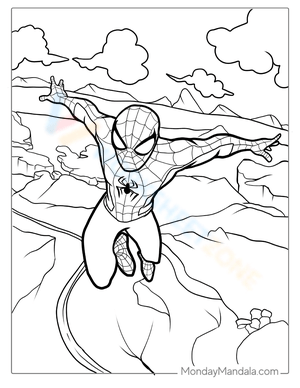 Coloring pages- Spiderman