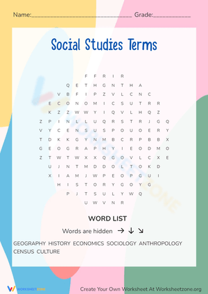 Social Studies Terms