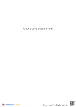 Grade 11 Mouse Party Answers Worksheets 2024