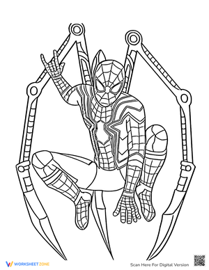 Color The Spider Man Miles Morales