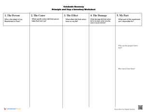 Free Printable 4th Step Worksheets for All Ages