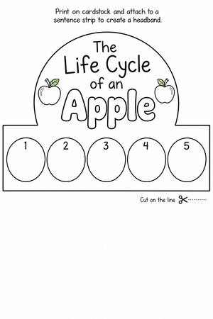 Apple Life Cycle Headband